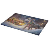 Planche À Découper Période des Fêtes de Noël Greyhound (Coin)
