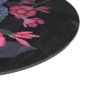 Planche À Découper Perroquet floral exotique : Nature tropicale (Coin)