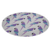 Planche À Découper Perroquets pourpres (Coin)