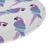 Planche À Découper Perroquets pourpres (Coin)