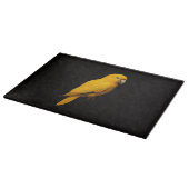 Planche À Découper Perruche dorée Black 4 Luxe Glass board (Coin)