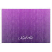 Planche À Découper Personalisé violet ombre (Devant)