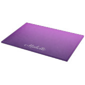 Planche À Découper Personalisé violet ombre (Coin)