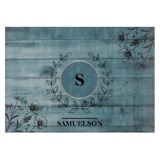 Planche À Découper Personalized Bluewood Kitchen Cutting Board (Devant)