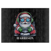 Planche À Découper Personalized Christmas Video Game Santa Xmas (Devant)