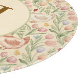 Planche À Découper Personalized Farmhouse Monogram Glass Board (Coin)