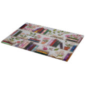 Planche À Découper Personalized Floral Bookshelf Cutting Board (Coin)