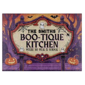 Planche À Découper Personalized Halloween Boo-Tique Kitchen