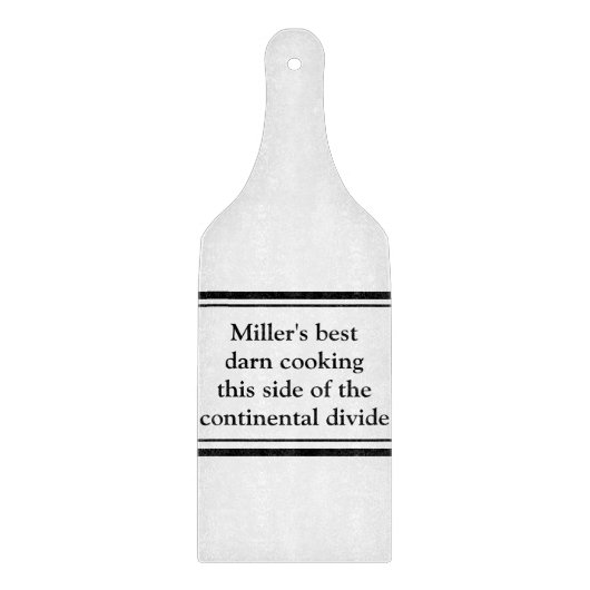 Planche À Découper Personalized Minimalist (Devant)