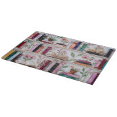 Planche À Découper Personalized Stained Glass Bookshelf Cutting Board (Coin)