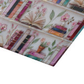 Planche À Découper Personalized Stained Glass Bookshelf Cutting Board (Coin)