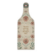 Planche à découper personnalisable Boho Herb (Devant)