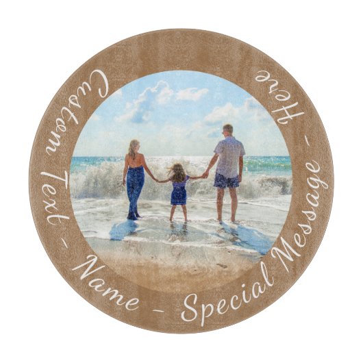 Planche À Découper Personnalisation de votre carte de découpe photo T (Devant)