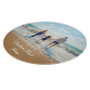 Planche À Découper Personnalisation de votre carte photo avec texte