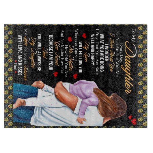 Planche À Découper Personnalisé À Ma Couverture Fille, (Devant)