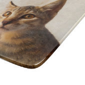 Planche À Découper Personnalisé Animal Photo Chien de chat avec nom M (Coin)