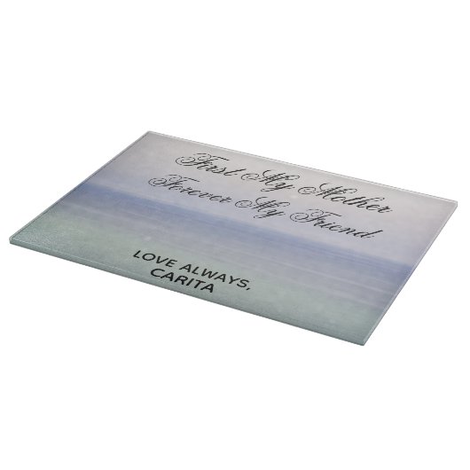 Planche À Découper Personnalisé D'Abord Ma Mère (Coin)