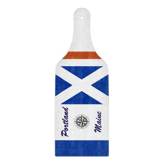 Planche À Découper Personnalisé En Forme D'Oar Nautique (Devant)