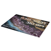 Planche À Découper Personnalisé Hébreu Lichvod Shabbat Faux Ametyst C (Coin)