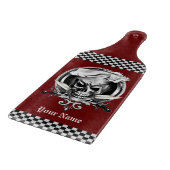 Planche à découper personnalisée de crâne de chef (Coin)