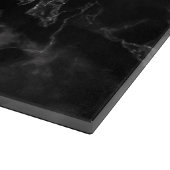 Planche à découper personnalisée en marbre noir bl (Coin)