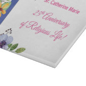 Planche À Découper Personnaliser, 25e anniversaire Nun vie religieuse (Coin)