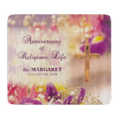 Planche À Découper Personnaliser, Anniversaire vie religieuse, Nun (Devant)