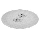 Planche À Découper Personnaliser d'amusement de la prise de courant é (Coin)