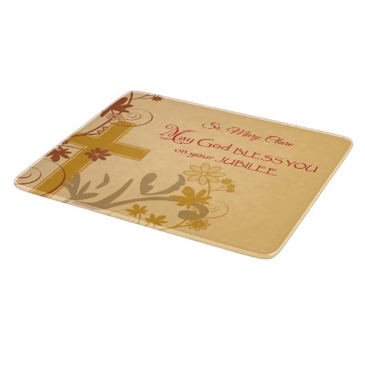 Planche À Découper Personnaliser, Jubilee Anniversaire Nun Cross, Fil (Coin)