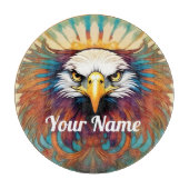 Planche À Découper Personnaliser La Planche À Coupe En Verre Aigle (Devant)