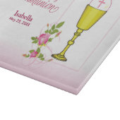 Planche À Découper Personnaliser le nom de la fille Pink First Holy C (Coin)