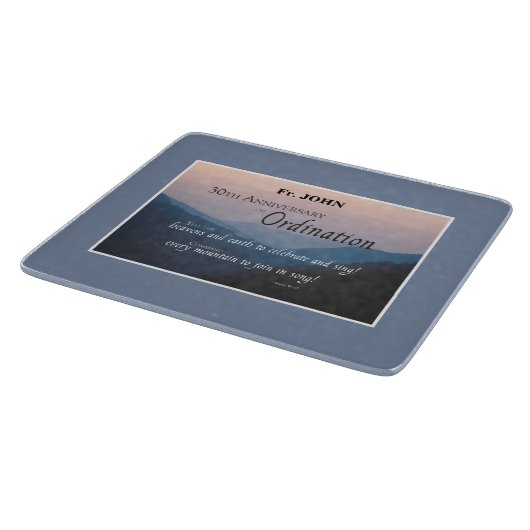 Planche À Découper Personnaliser les fêtes d'Ordination du 30e annive (Coin)