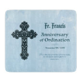 Planche À Découper Personnaliser, Ordination Anniversaire Prêtre, Cro (Devant)