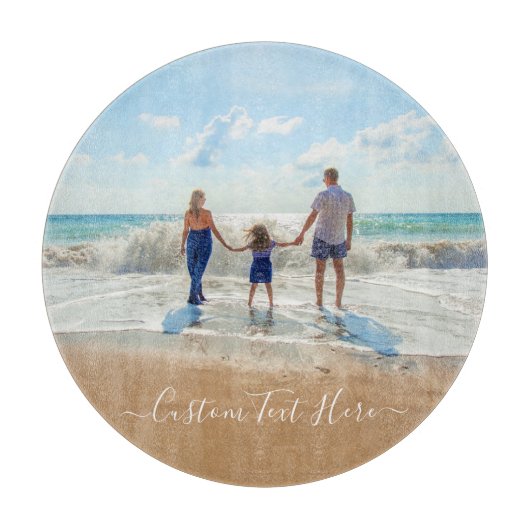 Planche À Découper Personnalisez votre cadeau de carte à découper pho (Devant)