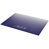 Planche À Découper Personnalized gradient ombre navy blue (Coin)