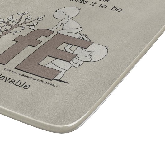 Planche À Découper Perspective de la vie (Coin)