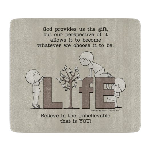 Planche À Découper Perspective de la vie (Devant)