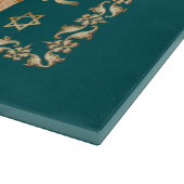 Planche À Découper "Pesach" Hébreu Texte Pâque Planche de coupe en ve (Coin)