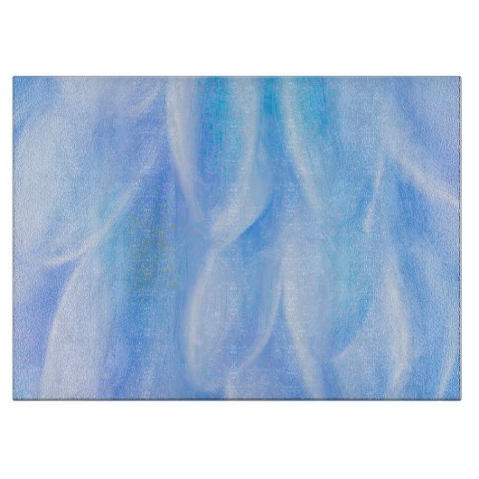 Planche À Découper Pétales Coupe en verre décoratif 15"x11" (Devant)