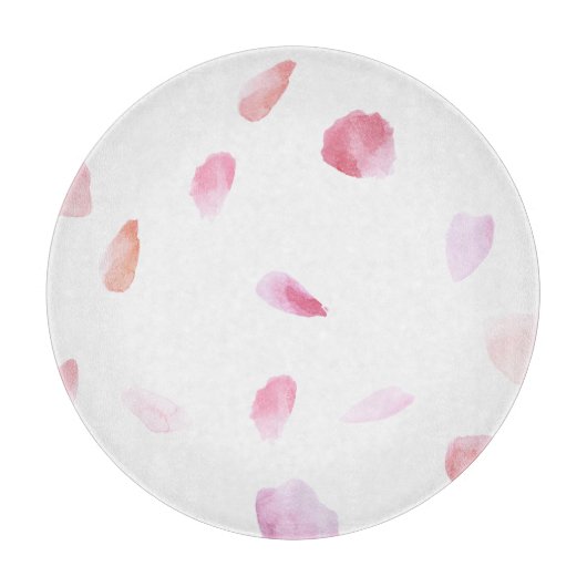 Planche À Découper Pétales Roses romantiques (Devant)