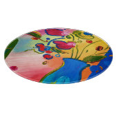 Planche À Découper Peter Max Flowers Inspiré de la table de coupe ron (Coin)