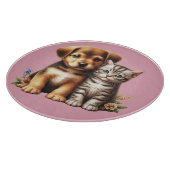 Planche À Découper Petit chiot/chaton (Coin)