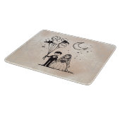 Planche À Découper Petit Couple Effrayant (Coin)
