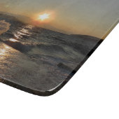 Planche À Découper Petit-déjeuner en Croatie beau coucher de soleil (Coin)