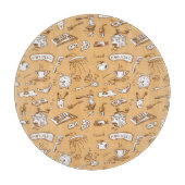 Planche À Découper Petit-déjeuner Motif 2 (Devant)