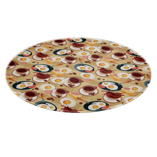 Planche À Découper Petit déjeuner Motif 3 (Coin)