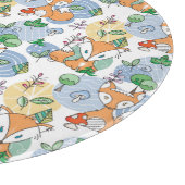 Planche À Découper Petit motif mignon de Fox (Coin)