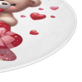 Planche À Découper Petit ours en peluche de la Saint-Valentin (Coin)