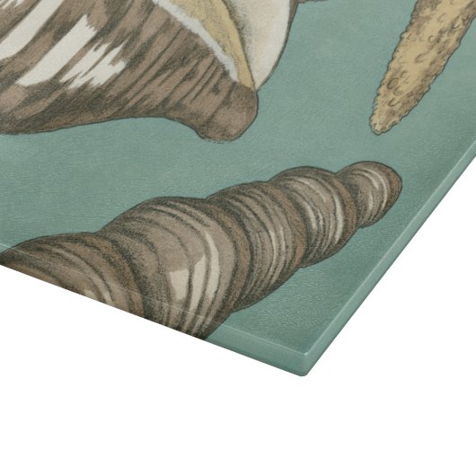 Planche À Découper Petit trio Shell Turquoise (Coin)