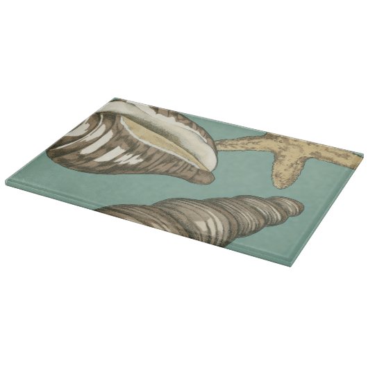 Planche À Découper Petit trio Shell Turquoise (Coin)